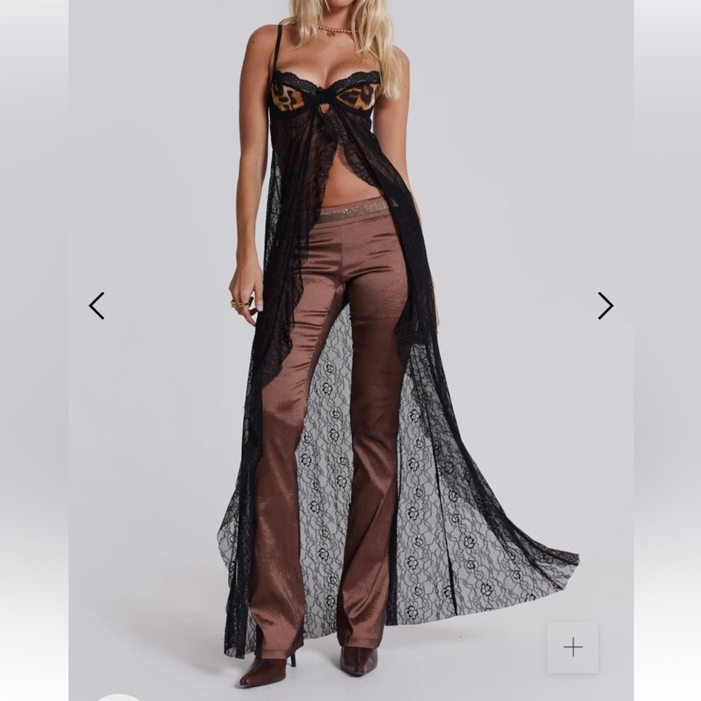 Jaded London Black Lace Camisole